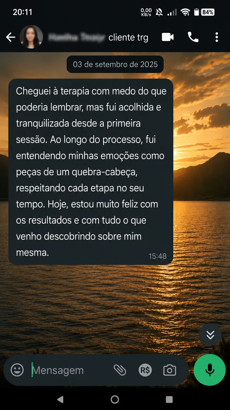 Relato real de cliente com identidade preservada